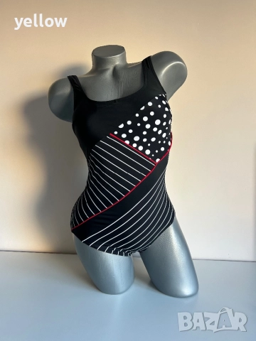 Цял черен бански ХС, снимка 2 - Бански костюми - 52305303