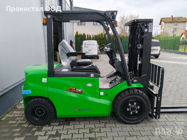 НОВ Електрокар Noblelift, четириопорен, товар до 3 тона, повдигане до 4 м., triplex, снимка 3 - Индустриална техника - 53594134