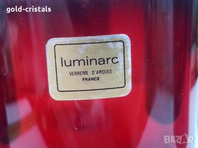 Френски чаши цветно стъкло , снимка 5 - Антикварни и старинни предмети - 33271140