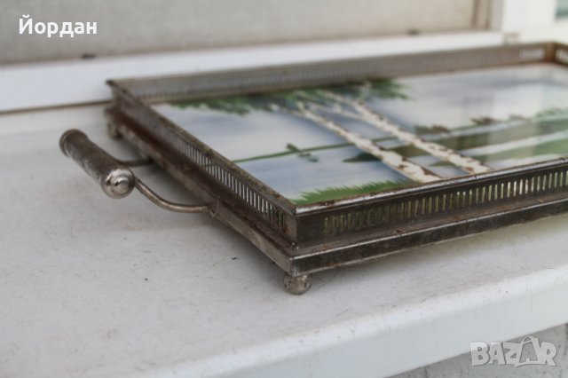 Чехословашки порцеланов поднос 1920 година , снимка 8 - Колекции - 39031966