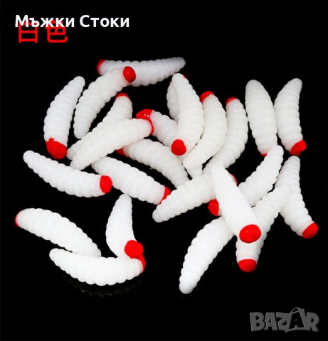 Силиконови червей за риболов, потъващи, снимка 5 - Такъми - 40160333