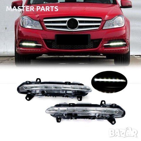 Дневни светлини DRL Mercedes W221 W216 W218 W204 W218 W251, снимка 4 - Части - 43301034