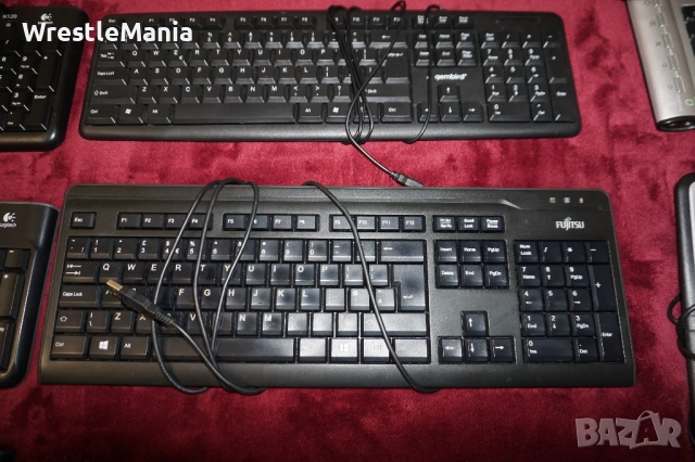 13 Клавиатури Logitech K120/Dell/Fujitsu KB410K/Gembird/Genius/A4Tech за Настолен Компютър , снимка 9 - Клавиатури и мишки - 51955657