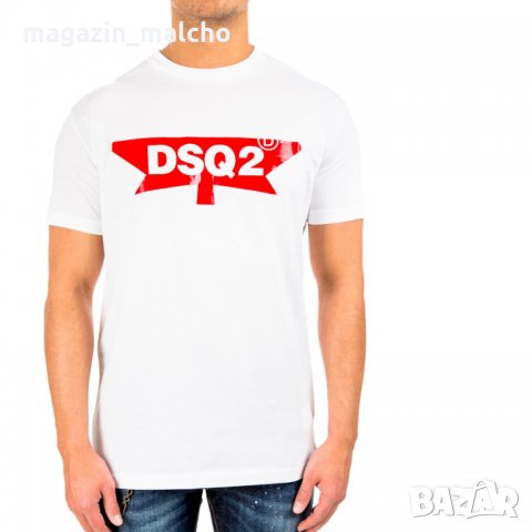 МЪЖКА ТЕНИСКА – DSQUARED; размери: S, M, L, XL и 2XL, снимка 3 - Тениски - 27143805
