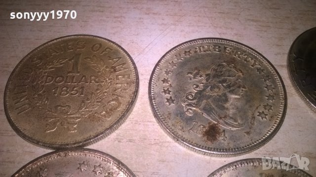 долари-8бр-колекция-4,5см-внос франция, снимка 6 - Колекции - 26944430