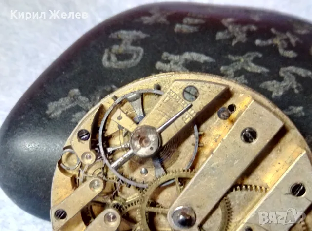 МЕХАНИЗЪМ от СТАР РЯДЪК МОДЕЛ КОЛЕКЦИОНЕРСКИ ДЖОБЕН ЧАСОВНИК 26921, снимка 10 - Антикварни и старинни предмети - 48553659