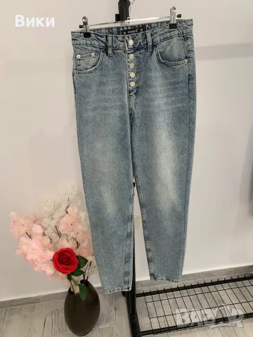 Дънки МОМ не се различават от нови, снимка 4 - Дънки - 49385882