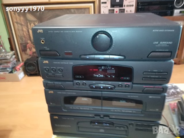заявено-JVC CA-E48BK RECEIVER-ГОЛЯМА УРЕДБА 40СМ ВИСОКА-ВНОС SWISS 0301241610, снимка 2 - Аудиосистеми - 43641543