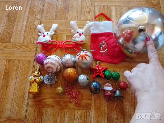Подарявам новогодишни играчки,гирлянди и други, снимка 4 - Декорация за дома - 43062928