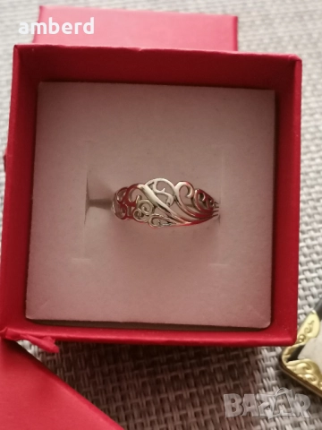 Сребърен пръстен модел R103, снимка 4 - Пръстени - 51987431