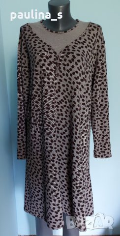 Два броя / Клоширана еластична рокля тип туника "nermod" и "miXXim" / голям размер , снимка 4 - Туники - 32962993