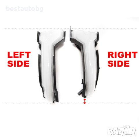 LED мигачи за странични огледала за Ford Focus IV (2018+) Бели, снимка 5 - Аксесоари и консумативи - 43585033