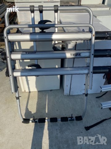 Багажник за 3 колела Thule + греди, снимка 2 - Аксесоари за велосипеди - 32309388