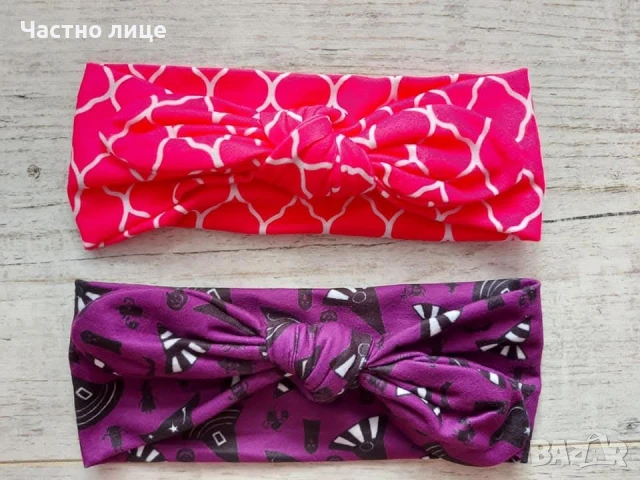 Детски и бебешки ленти за коса , снимка 5 - Шноли, диадеми, ленти - 31493383