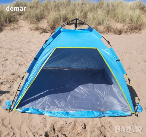 Автоматична плажна палатка с незабавно разгъване за 3-4 души, снимка 7 - Палатки - 50018777