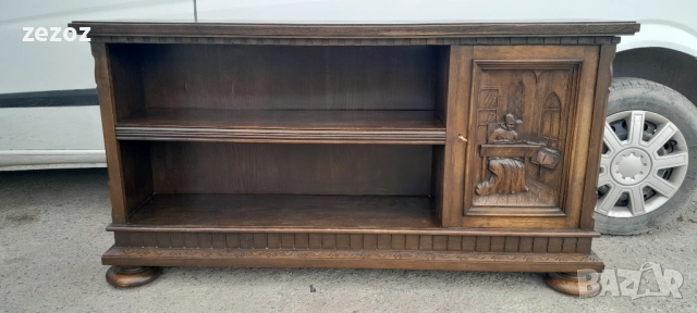 Библиотека с дърворезба масив №113