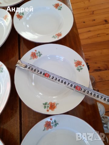 Стара порцеланова чиния,чинии #17, снимка 5 - Антикварни и старинни предмети - 35271252