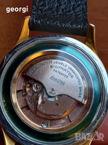 Позлатен швейцарски часовник Exactus automatic , снимка 10 - Мъжки - 39181509