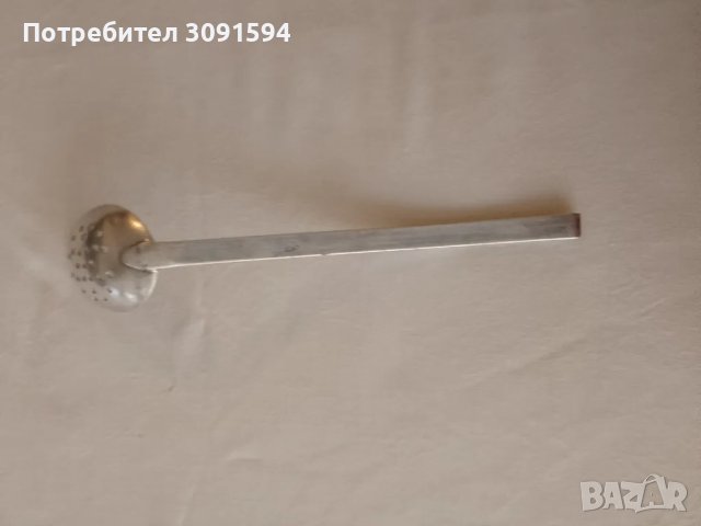 посребрена коктейлна лъжица Мартини -Martini, снимка 3 - Други ценни предмети - 49389857