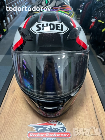 Мото каска SHOEI XR-1100 GENESIS, L 59-60 см,плака против изпотяване, снимка 4 - Аксесоари и консумативи - 51924689