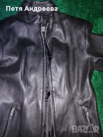 Спортно-елегантно яке от еко кожа, снимка 1