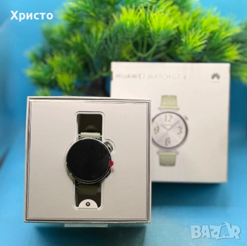 НОВ!!! Дамски смарт часовник Huawei Watch GT 4, 41 мм, Stainless Steel Case, Зелена каишка , снимка 4 - Смарт часовници - 52424137