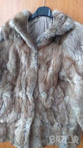 Палто от естествен косъм, размер ХЛ, снимка 2 - Палта, манта - 28025847