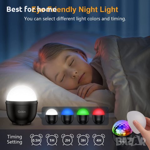 Диско мини топка, Gritin акумулаторни 360°, с дистанционно управление и , снимка 2 - Други - 40491562