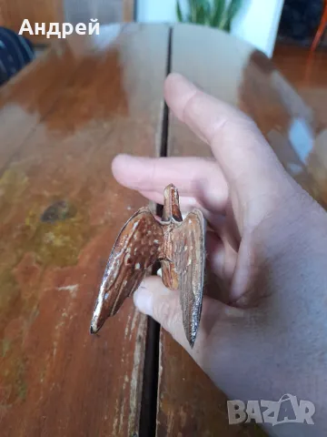 Стара фигурка Орел, снимка 5 - Други ценни предмети - 48768061