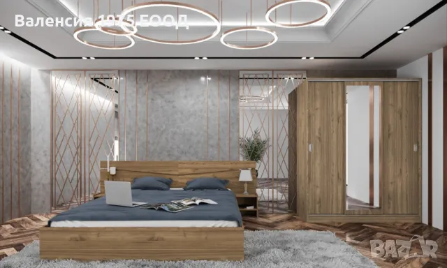 Спален комплект Сити 7074 орех адмирал