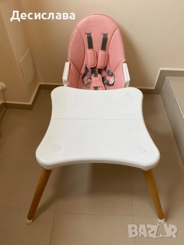 Kikka Boo Стол и маса за хранене Multi 3в1 Pink, снимка 4 - Столчета за хранене - 52571017