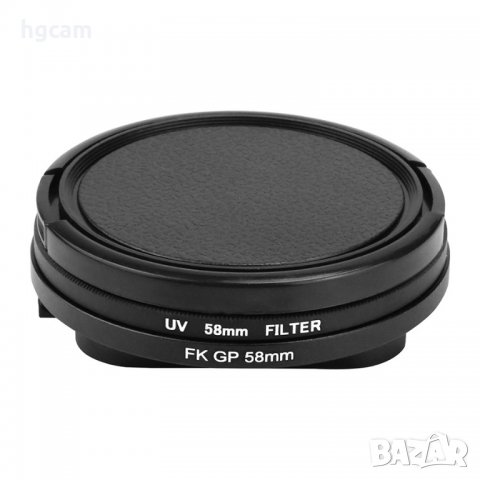 UV филтър за GoPro HERO 5/6/7 Black/2018, Адаптер 58mm, За защитния корпус, снимка 2 - Обективи и филтри - 27856755