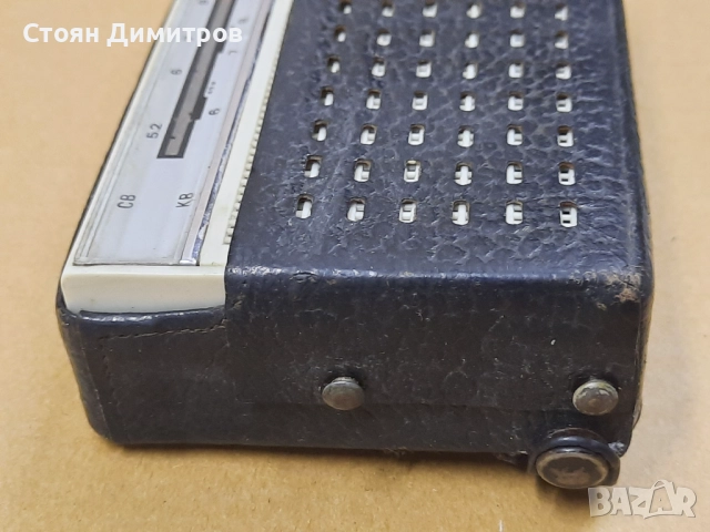 Български ретро радиоприемник Ехо-2 , снимка 3 - Радиокасетофони, транзистори - 52683223