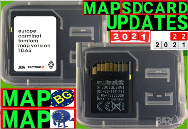 🚗 Renault Carminat Tomtom 10.65 10.85 11.05 SD Card  Навигационна Ориг. сд карта Megane map update, снимка 11 - Навигация за кола - 35665863