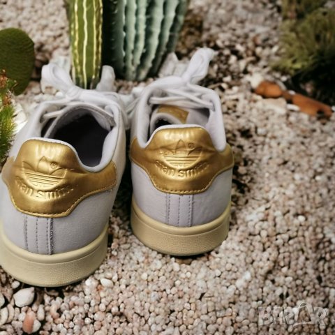 Намалени! Кецове Adidas Stan Smith 999, 40 размер, естествена кожа,сиви, златни, снимка 3 - Кецове - 38089398