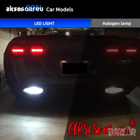 Габаритни 2 крушки BA9S 5 SMD 5050 Автомобилна LED вътрешна лампа крушка за Регистрационен номер , снимка 15 - Аксесоари и консумативи - 48613578