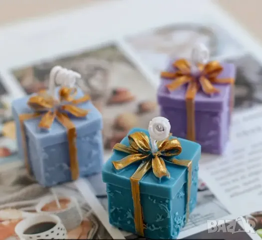Молд подарък с панделка 