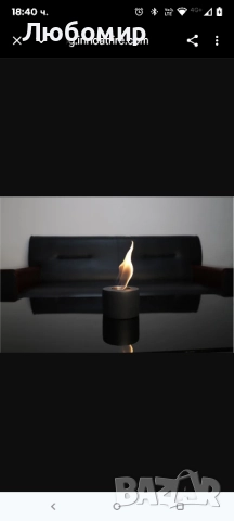 Втриващ алкохол Настолен портативен мини етанолов камина , снимка 4 - Камини - 51989313