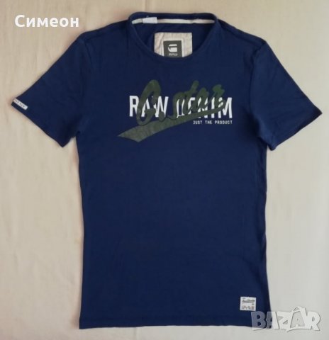 G-STAR RAW оригинална тениска S памучна фланелка, снимка 1 - Тениски - 33553972