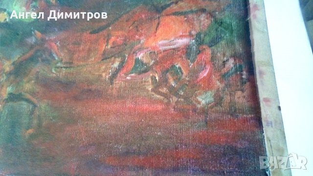 Маслена картина платно, снимка 5 - Картини - 36589233