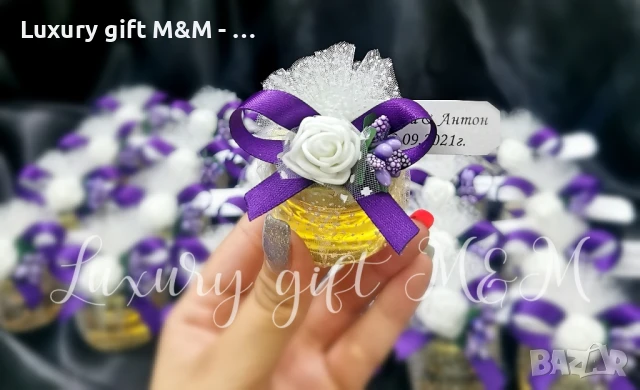 Подаръци за гости, подаръчета за гости, бурканчета с мед, снимка 16 - Подаръци за кръщене - 36079288