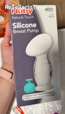 Нова ръчна помпа за кърма Nuby + подарък , снимка 5 - Помпи за кърма - 51055726