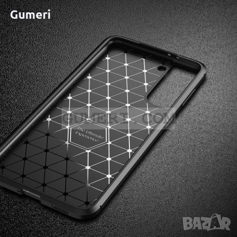 Samsung Galaxy S21+ 5G Противоударен Силиконов гръб - Карбон, снимка 8 - Калъфи, кейсове - 35519918