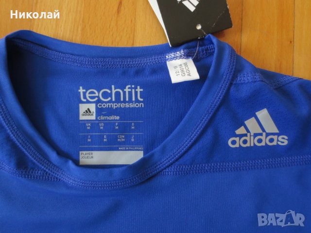 Adidas Techfit тениска , снимка 4 - Тениски - 29056961