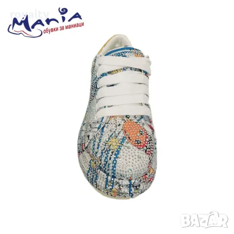 Дамски спортни обувки с камъни, снимка 3 - Маратонки - 49944476