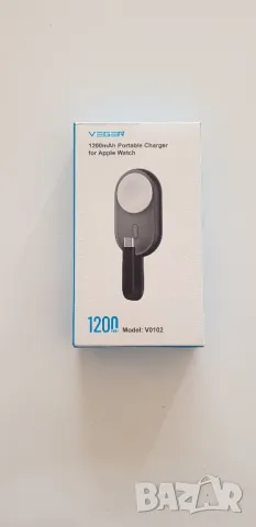 Преносимо безжично зарядно за Apple Watch 9/8/7/6/5/4/3/2/1/SE/Ultra-Purple