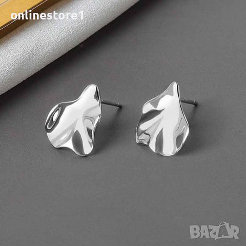 Сребърни обеци - Есенни листа 925 BX550