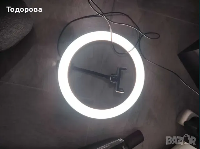 Продавам ЛЕД ринг лампа, снимка 4 - Лед осветление - 49765434
