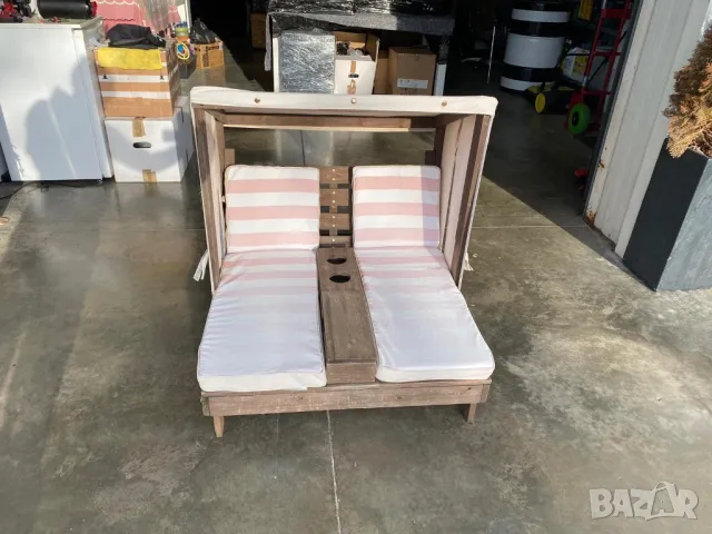 Детски летен шезлонг в добро състояние , снимка 8 - Градински мебели, декорация  - 50198760