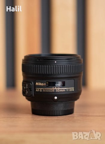 Nikon Nikkor AF-S 50mm F/1.8 G , снимка 2 - Обективи и филтри - 43965170